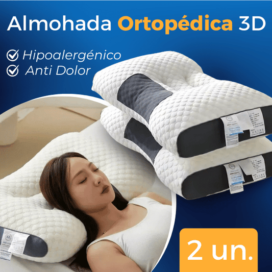 [2X1] Almohada Ortopédica 3D Anti Dolor 🚨 Últimas Unidades 🚨